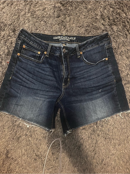 American Eagle Outfitters Pants - American Eagle Outfitters Dark Wash Denim Cutoff Shorts 12